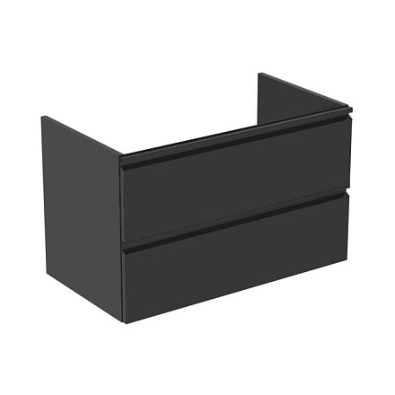 Тумба TESI п/умыв 80 черн мат Ideal Standard T0051ZT