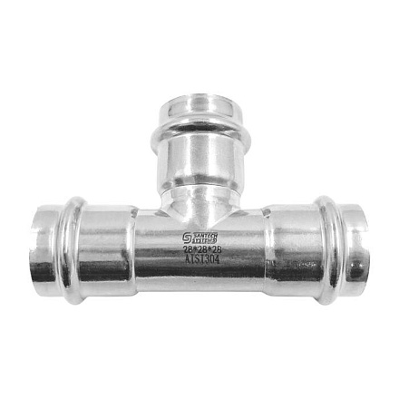 Тройник нерж AISI304 Дн54 пресс FS130 SantechSystems