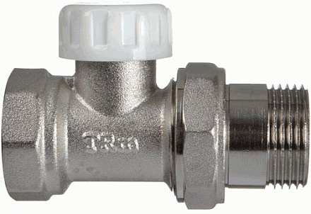 клапан запорный д/радиатора прям. 3/4" TeRma (33958)