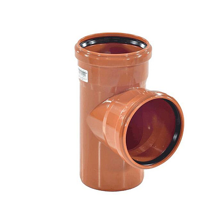 Тройник НПВХ кор б/н Дн160х160х87гр в/к KGEA Ostendorf 222400