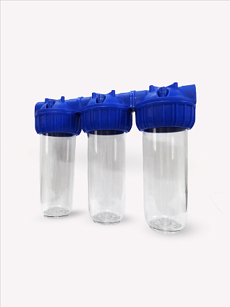 Колба тройная 3Р ("3 part" - из трех частей) соединительный размер: 1/2"