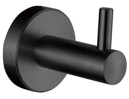 крючок LEDEME SUS304 1-ый черный L71705B-1