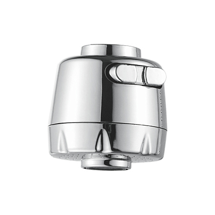 аэратор пластик 2-х режимный, хром, LEDEME L26-3