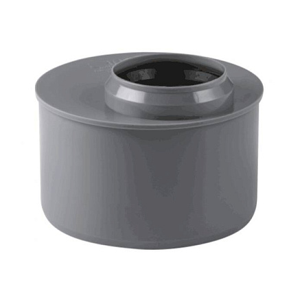 Переход PP-H эксц сер б/н Дн50х110 короткий в/к РосТурПласт 36590