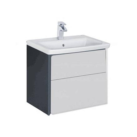 Тумба Ronda п/умыв 60 бел глян/антрац Roca ZRU9302963