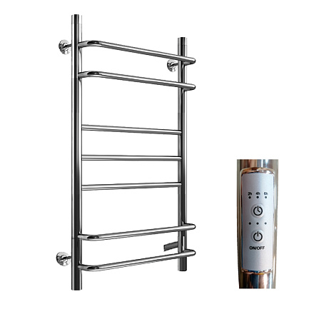 полотенцесушитель MELODIA Fusion Electro 40х60 П6_2*2*2 cухой ТЭН 90Вт встр.диммер MTRFUE4060