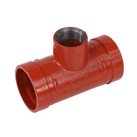 Тройник перех п/резьб Ду80х32(Дн89х1 1/4") грувлок XGQT08S JIANZHI