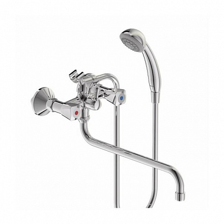 Смеситель для ванны с душем двуручный PRACTIC Vidima BA230AA