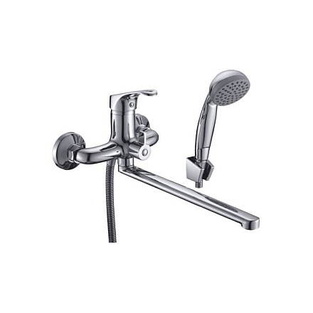 Смес/ванна Б-серия однор дл/изл плоск Lобр в/к Дача Славен СЛ-ОД-Б31