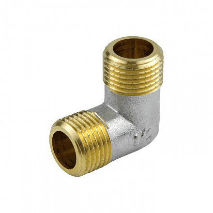 Угольник лат Ду15 р/р никель ГОСТ 32585 Aquasfera 9003-01