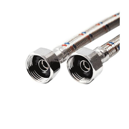 Подводка гибкая для воды нержавеющая оплетка 1/2" г-г L=0.5м VALFEX S/S 50сm В-В