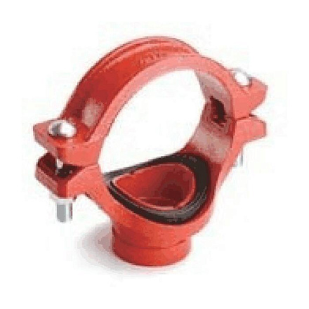 Отвод(седелка) п/муфту Ду100х80(Дн114х89) грувлок XGQT04G LEDE