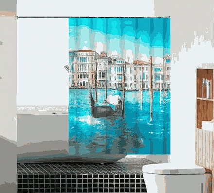 шторка д/в тканевая 180х180см "Венеция" MZ-106