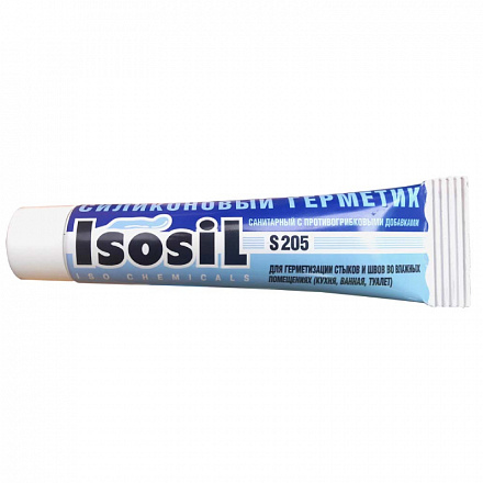 герметик Isosil силикон санитарный белый 40мл S205