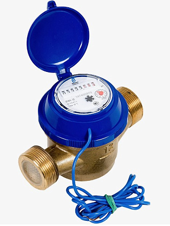 Счетчик х/в имп ОСВХ ДГ1 Ду32 50С L160 10л/имп в/к IP67 Декаст 74-32-03