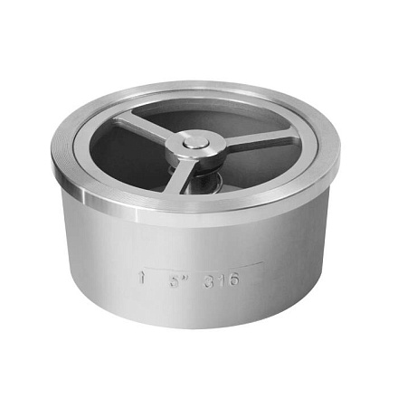 Клапан обр SS316 пруж 3030 Ду150 Ру40 м/фл д/нерж Benarmo