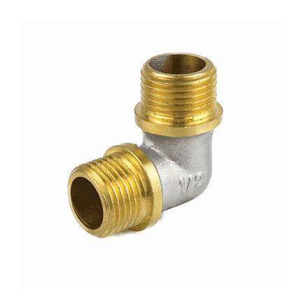 Угольник лат реборд Ду20 р/р никель ГОСТ 32585 Aquasfera 9005-02