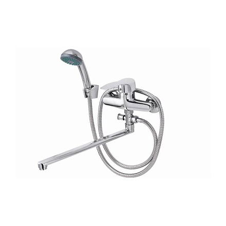 Смес/ванна ПСМ-521-К023 однор дл/изл плоск Lобр в/к ПЛЮС Профсан PSM-521-023