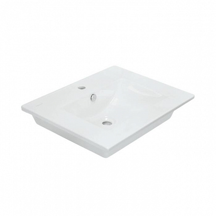 Умывальник меб Quadro 60 3/вел 1/отв Sanita Luxe QDR60SLWB01
