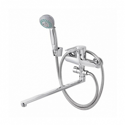 Смес/ванна ПСМ-523-КТ/017 однор дл/изл плоск Lобр в/к ПЛЮС Профсан PSM-523-017