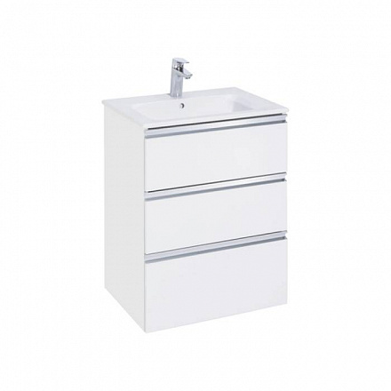 Тумба The GAP п/умыв 60 без ножек бел глян Roca A857404806