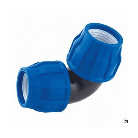 Отвод перех компресс ПЭ Дн32х25х90гр Ру16 VALFEX 121001223225