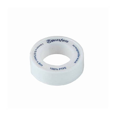 Лента ФУМ PTFE катушка 10ммх0, 075ммх8м вода 6020 Aquasfera 6020-01