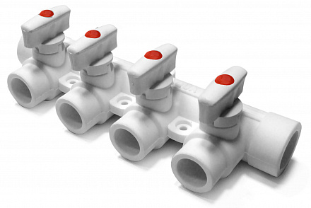 коллектор PPRC с 4-мя вых. 25-20 PRO AQUA