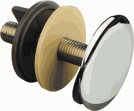 заглушка на умывальник 50мм метал.хром mod. 1-005 MELODIA MKP21001P