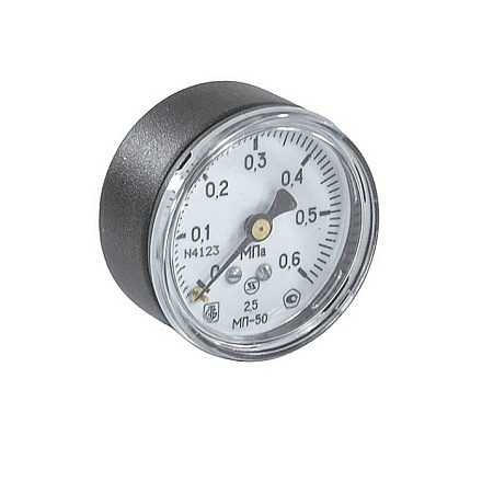 Манометр осев МП-50 0-0, 6МПаДк50 G1/4" ст ЗТП Минск