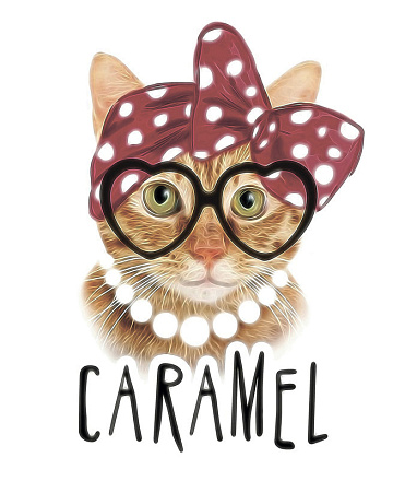 шторка д/в тканевая 180х200см "Модная кошечка" MZ-133