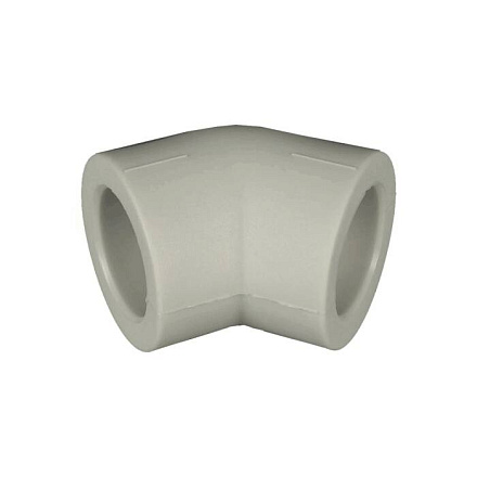 Угольник PP-R серый Дн 40х45гр внутренняя пайка RTP (РосТурПласт) 11026