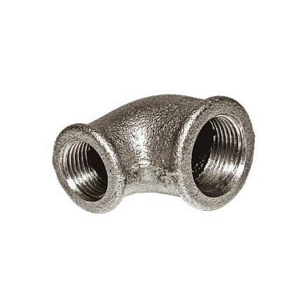 Угольник переходной чугун Ду 20х15 (3/4"х1/2") ВР/ВР Fittex