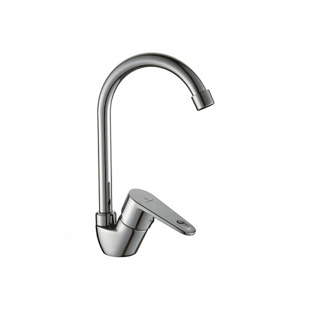 Смес/мойка Л-Серия однор выс/изл бок/р гайка Коттедж Славен СЛ-ОД-Л22