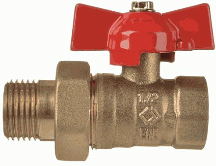 кран шаровой Expromt 1/2" с америк. Ex 10418