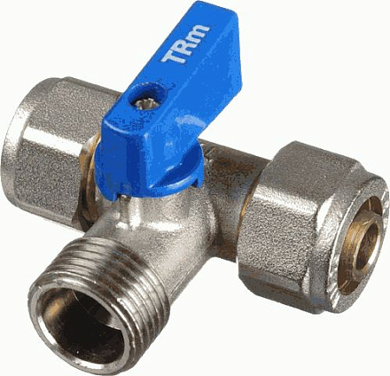 кран д/ст. маш. шаров. 16*1/2"*16 ц/ш/ц под мет./пл. ТRm 30229