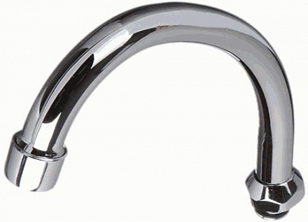 излив для кухонного смесителя тип "ёлка" с аэратором 20см MELODIA MKP20671P