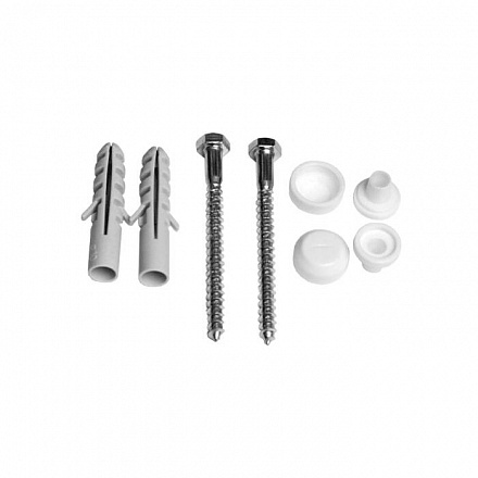 Крепление унитаза к полу п/отвертку бел колпачки