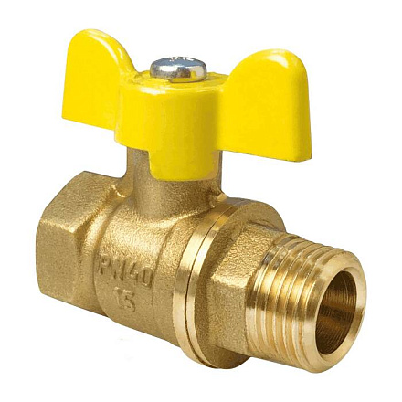 Кран шар лат газ 11Б27фтМ Ду25 Ру40 м/р полн баб VALFEX VF.278.LB3.100