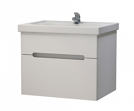 тумба Сиэтл 60 (Фостер 60) DB1 подвесная, белая без умывальника