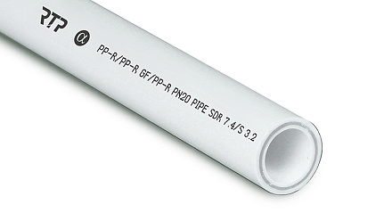 труба PPRC армир. стекловолокном 25мм*4м SDR7.4 (PN20) РТП