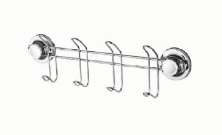 планка LEDEME 4 крючка на присосках L3716-4