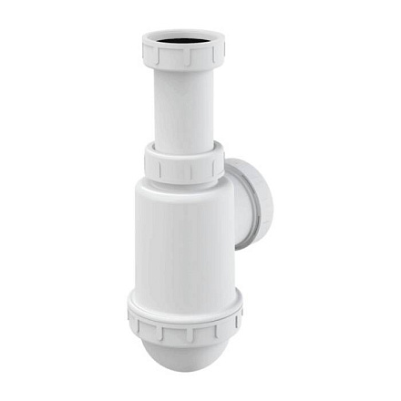 Сифон для кухонной мойки бутылочный 1 1/2"x40/50 без выпуска Alca Plast AG210722154