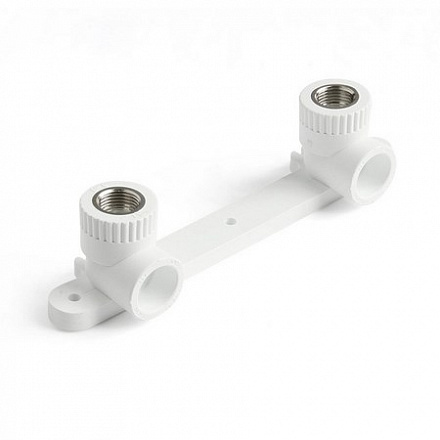 ПЛАСТИНА  (угольник двойной с креплением) ВР ф20 х 1/2" (Pro Aqua) PP-R / 8