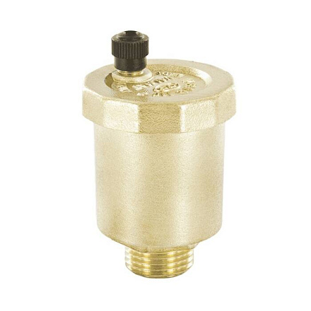 Воздухоотводчик автоматический латунь 502 Ду 15 Ру10 G1/2" НР прямой OR 0502.015