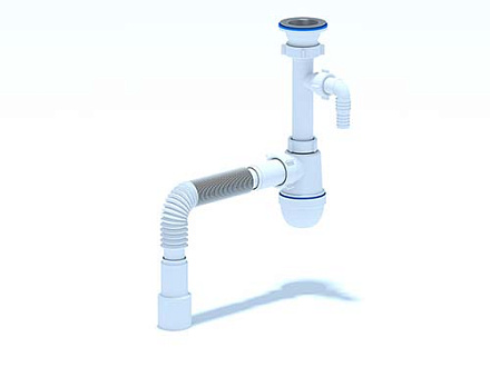 С0315 Сифон Ани 1-1/2" х 40 с нос. с г/тр.40х40/50