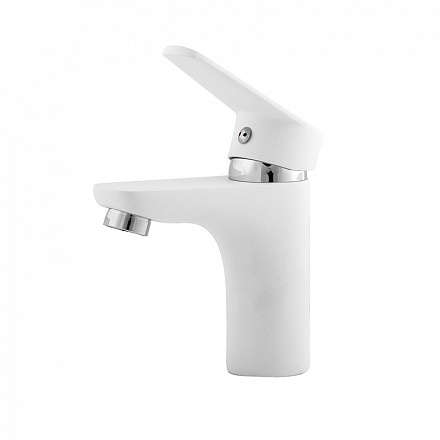 смеситель умывальник MELODIA Moderno White картридж д.35мм MDV35120_wt без гибкой подводки