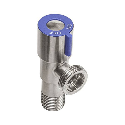 Кран угл нерж быт с/отр G1/2"х3/4" Ру10 р/р флк RM-L ATS-1234