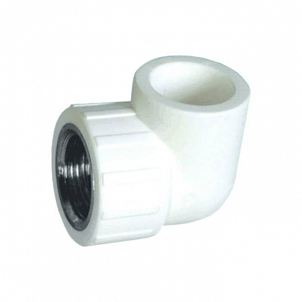 Угольник PP-R бел комб Дн25х3/4" ВР VALFEX 10125025