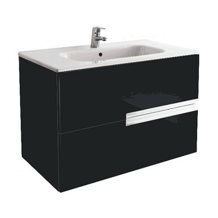 Тумба Victoria Nord п/умыв 80 черн глян Roca ZRU9000097